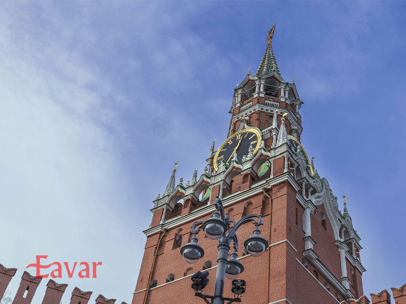 برج اسپاسکایا مسکو از مشهورترین برج های ساعت دنیا