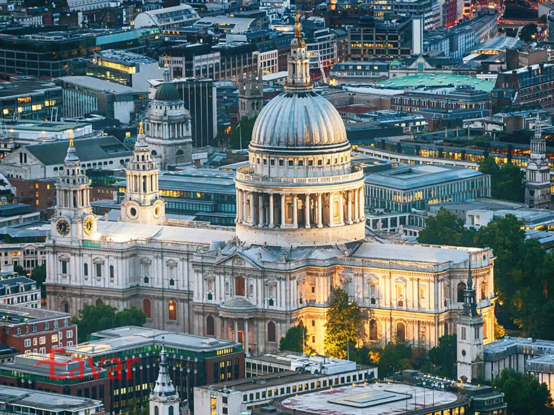 کلیسای جامع سنت پل از جاهای دیدنی لندن