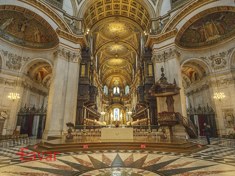 معماری کلیسای سنت پل لندن