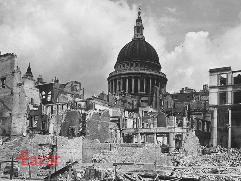 کلیسای سنت پل لندن در جنگ جهانی دوم