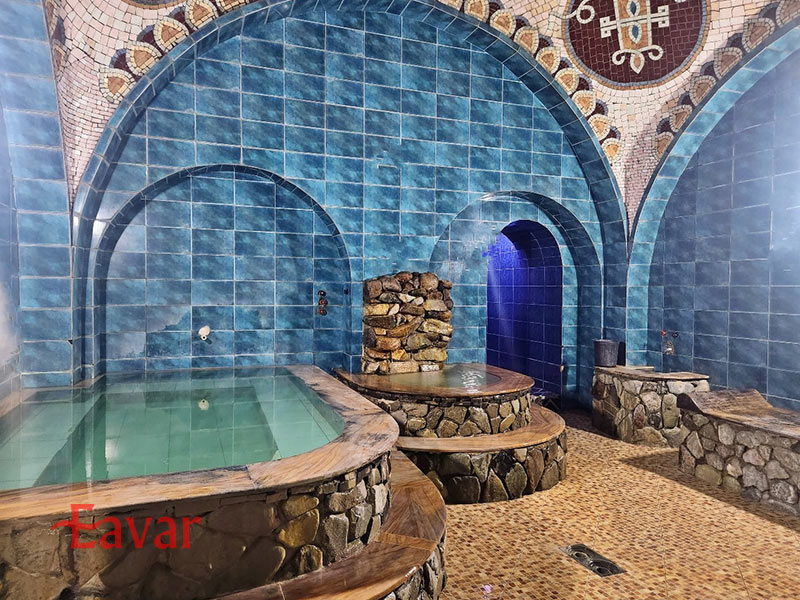 حمام های گوگردی در آبانوتوبانی تفلیس.