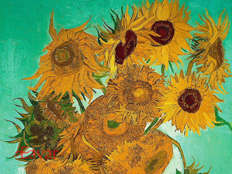 گل های آفتابگردان ونگوگ