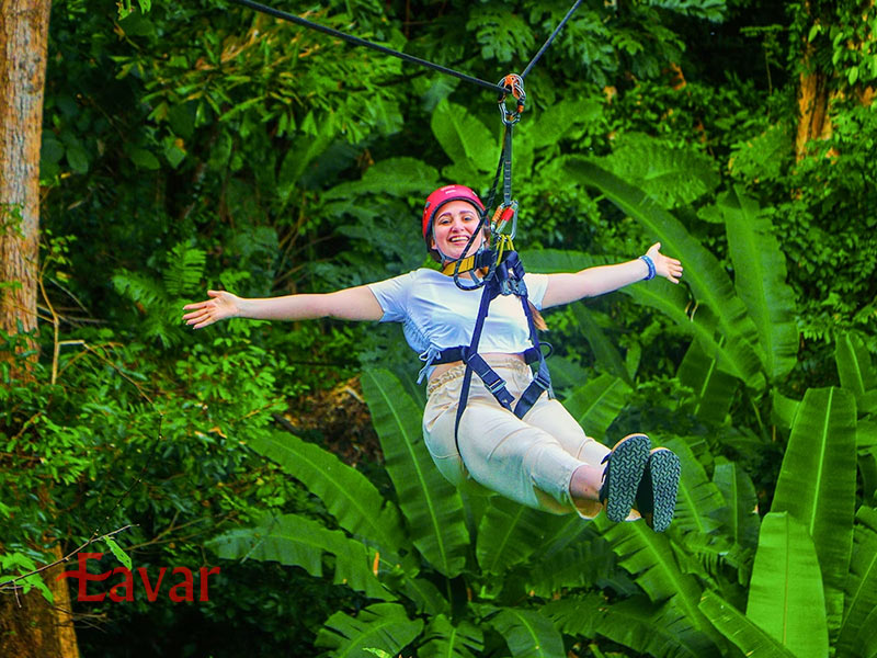 زیپ لاین های جنگلی تایلند