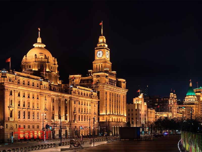 خیابان باند شانگهای در چین