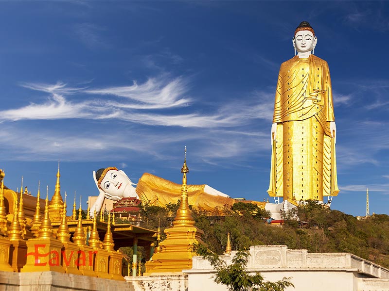 بوداهای بزرگ مونیوا؛ میانمار