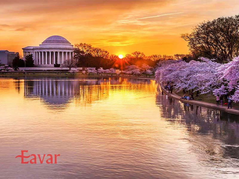 آبگیر تیدال از جاذبه های واشنگتن