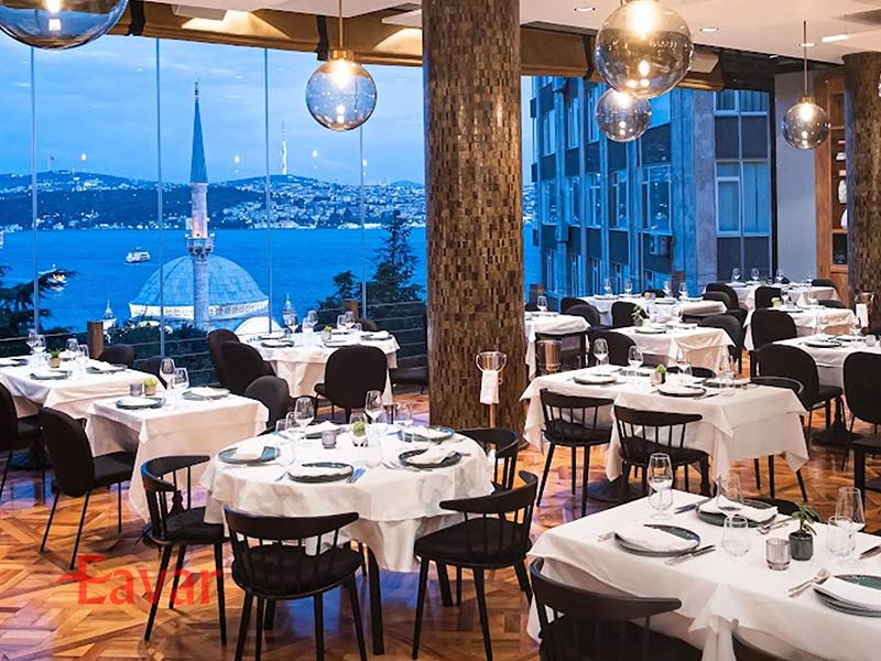 توپاز از لوکس ترین رستوران های استانبول