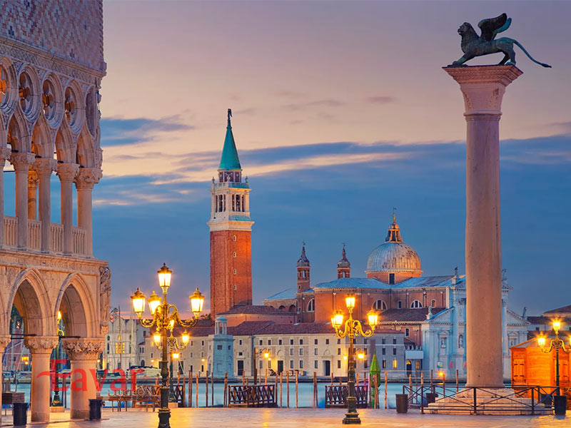 شهر ونیز در شب