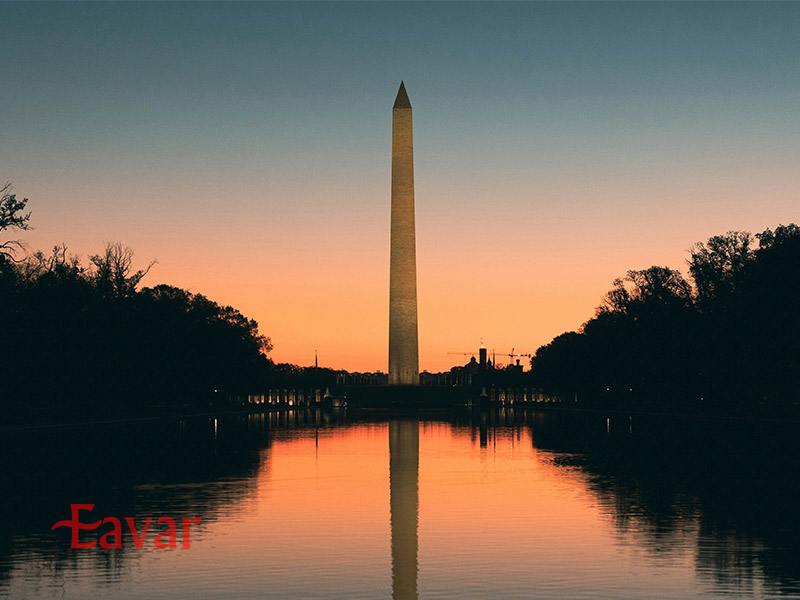بنای یادبود جرج واشنگتن از بناهای یادبود مشهور واشنگتن