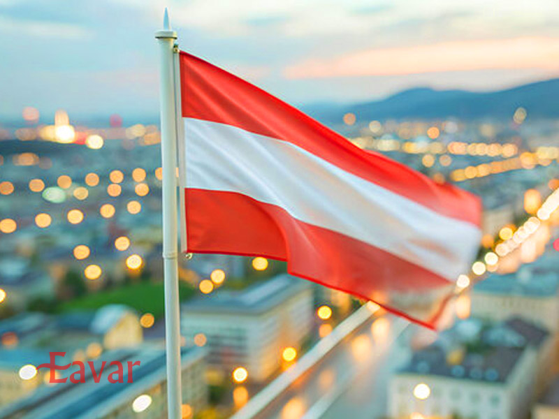 پرچم اتریش جدید در وین
