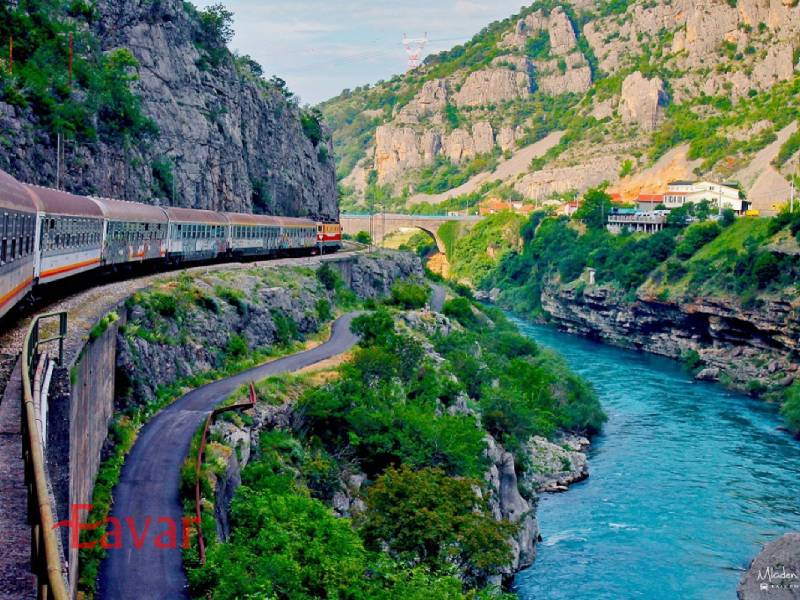 راه آهن بلگراد به بار؛ صربستان و مونته نگرو