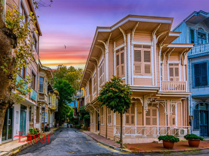خانه های قدیمی جزیره بیوک آدا
