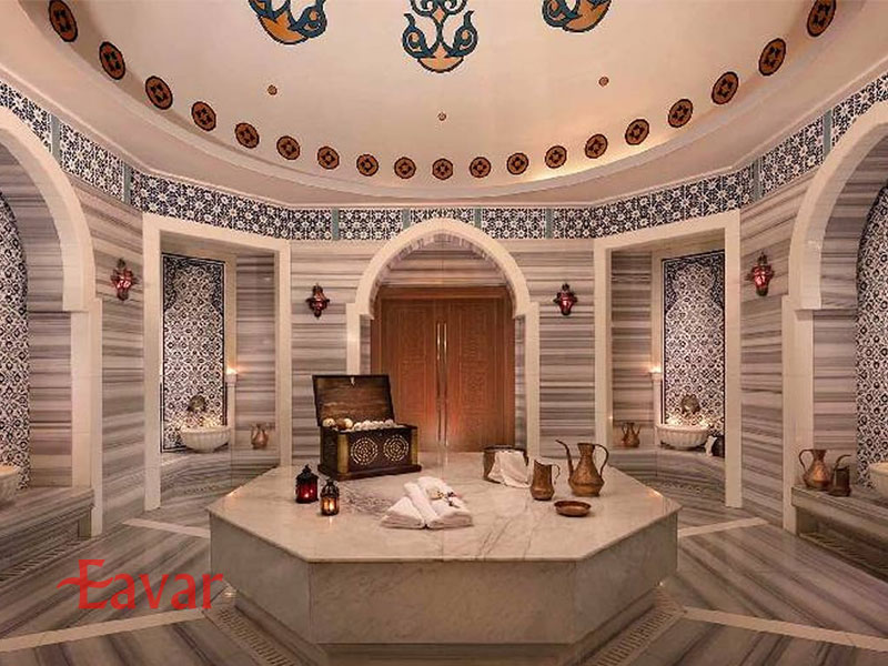 فضای داخلی حمام ترکی