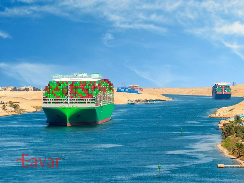 عرض و عمق کانال سوئز