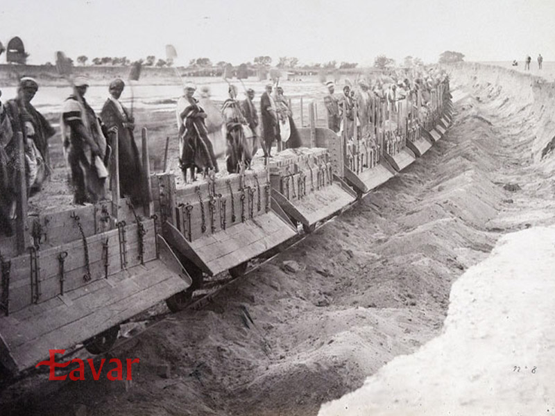 نیروی انسانی در ساخت کانال سوئز