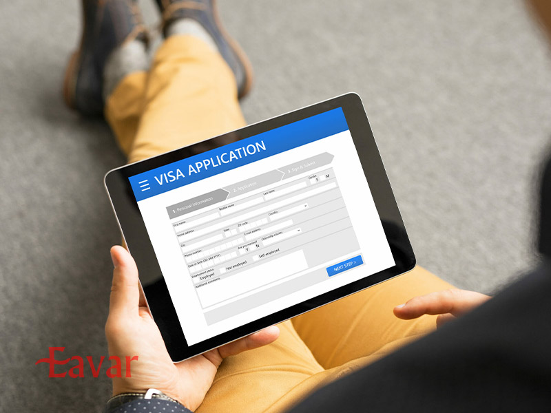 تکمیل فرم ویزا الکترونیک آنلاین