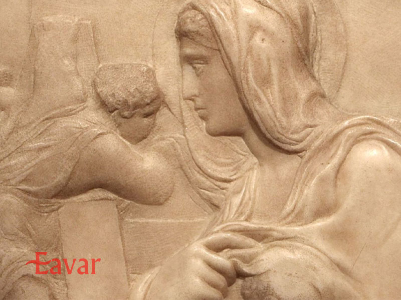 مدونای پله ها از آثار میکل آنژ