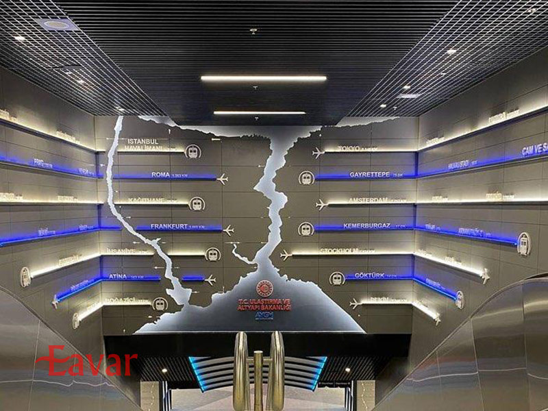 امکانات ایستگاه های مترو استانبول