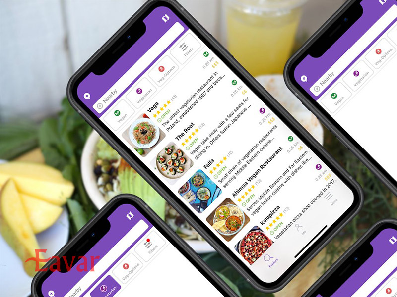 اپلیکیشن هپی کو برای غذای گیاهی