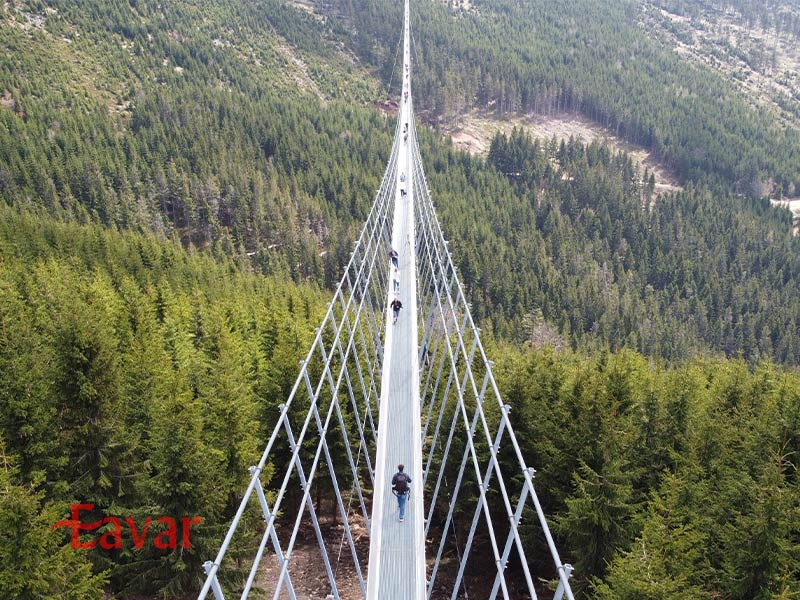 پل آسمان ۷۲۱، جمهوری چک از پل های معلق جهان