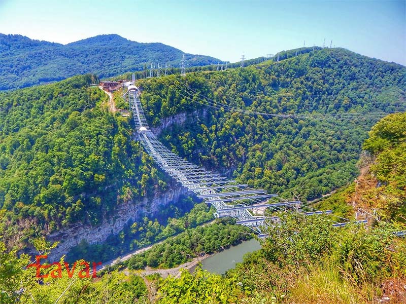 پل معلق سوچی، روسیه