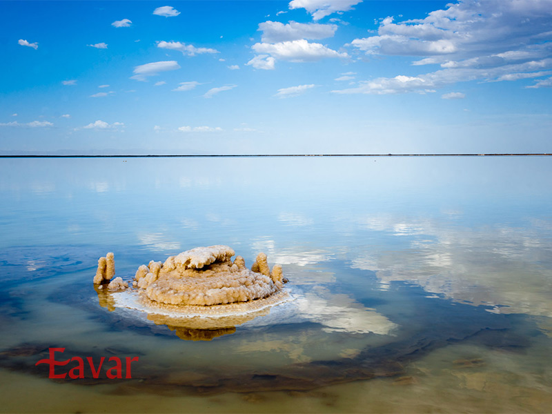 شکل گیری دریاچه نمک چاکا