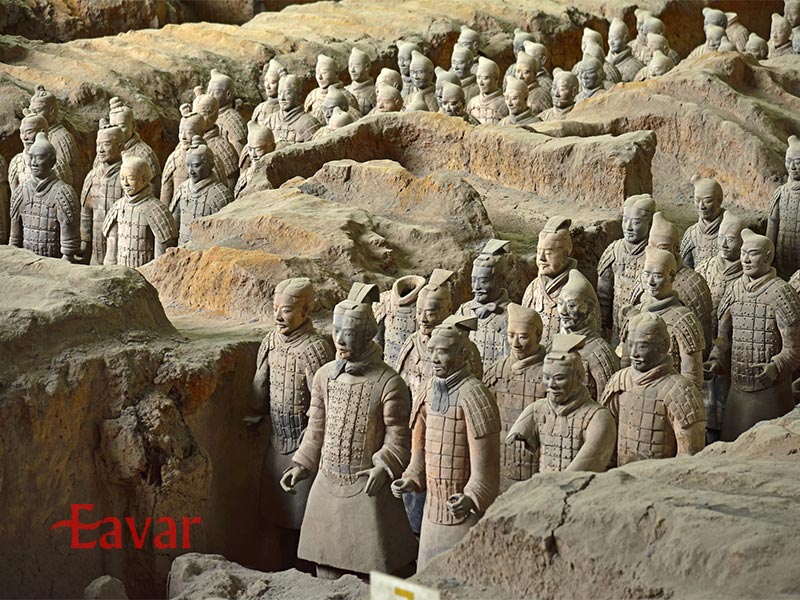 ارتش سفالی از جاهای دیدنی چین