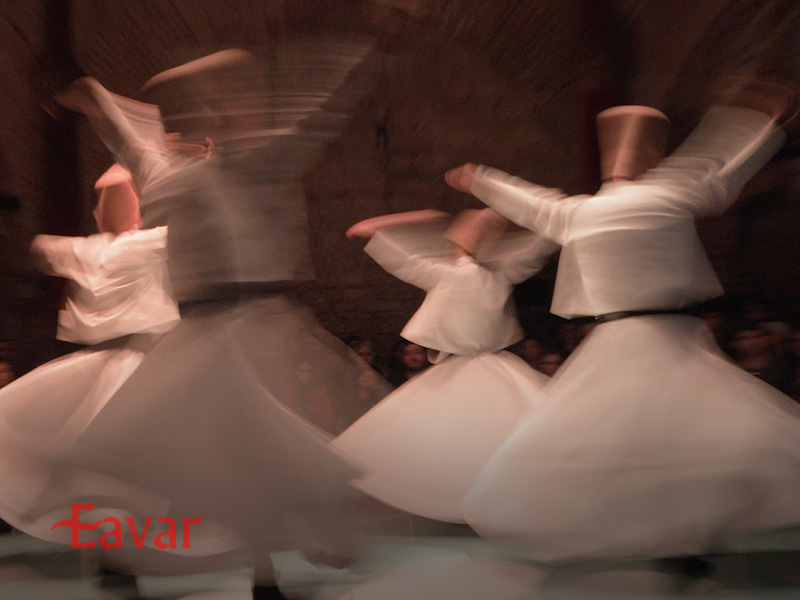 سماع دارویش در موزه مولوی خانه گالاتا در شب