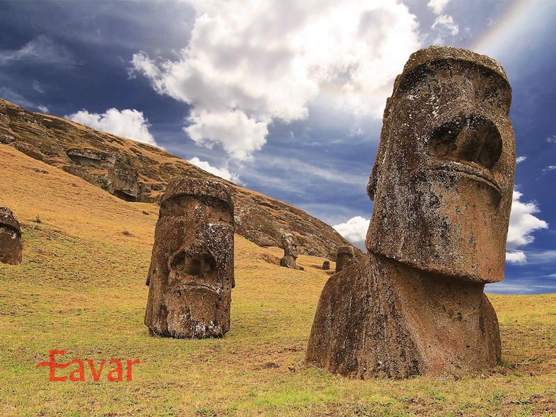 ویژگی های مجسمه های موآی