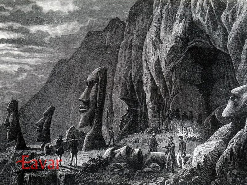 کشف مجسمه موآی