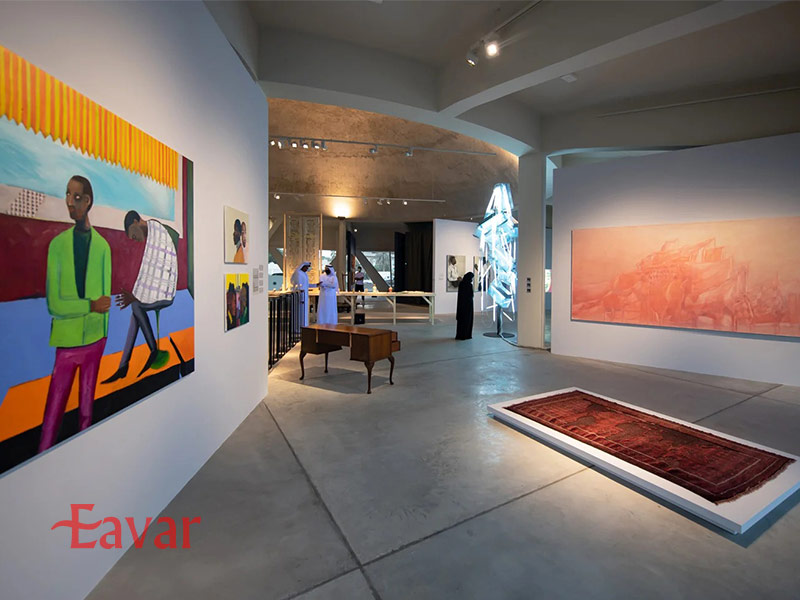 بخش های مختلف موزه هنر شارجه