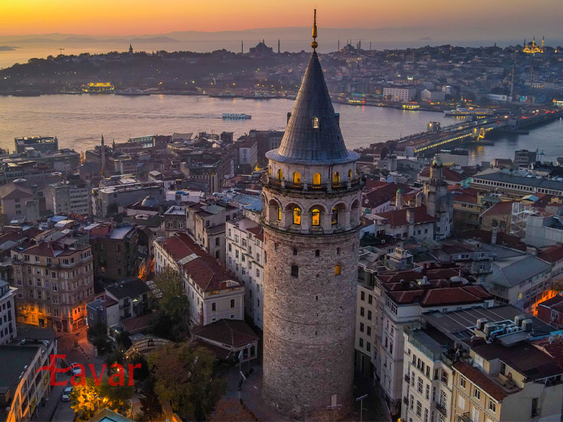 برج گالاتا از جاهای دیدنی استانبول