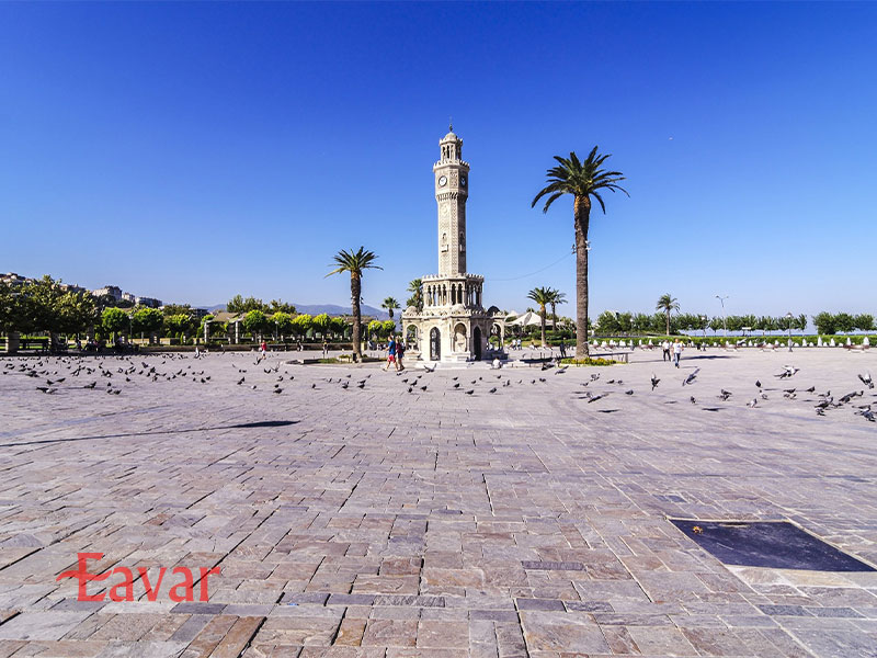 برج ساعت ازمیر از جاهای دیدنی ازمیر