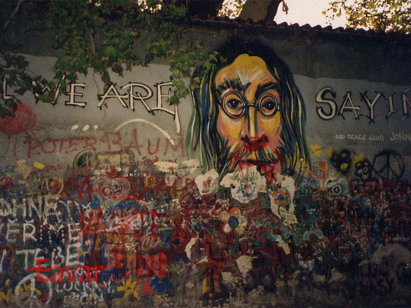 دیوار جان لنون در ۱۹۹۳