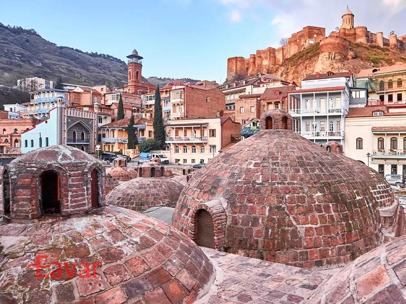 حمام های گوگردی آبانوتوبانی از مکان های دیدنی گرجستان