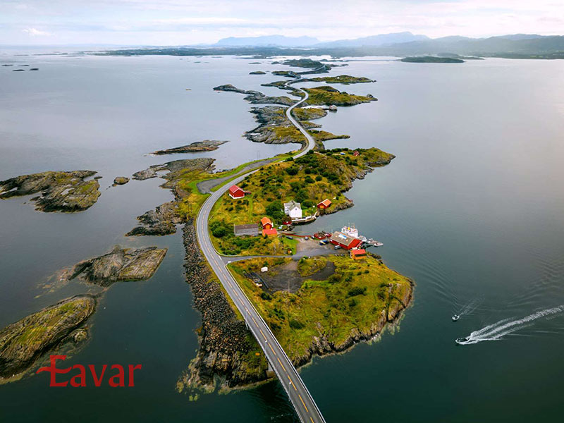 جاده اقیانوس اطلس از مکان های دیدنی نروژ