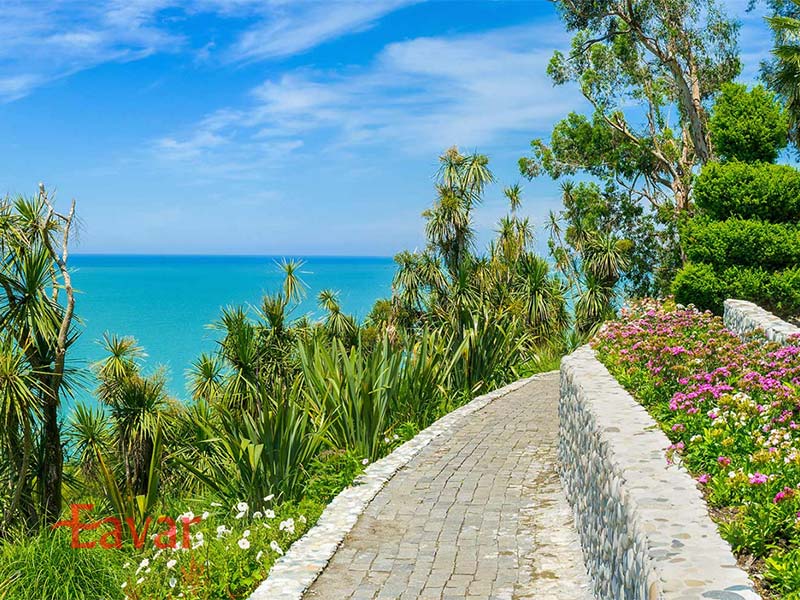 باغ گیاه شناسی باتومی از جاذبه های طبیعی گرجستان