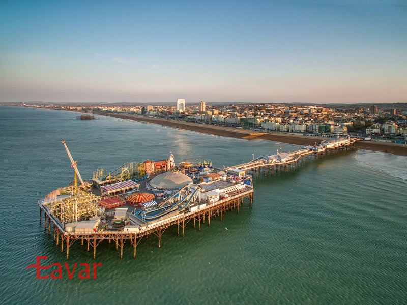 اسکله پالاس برایتون از دیدنی های انگلیس