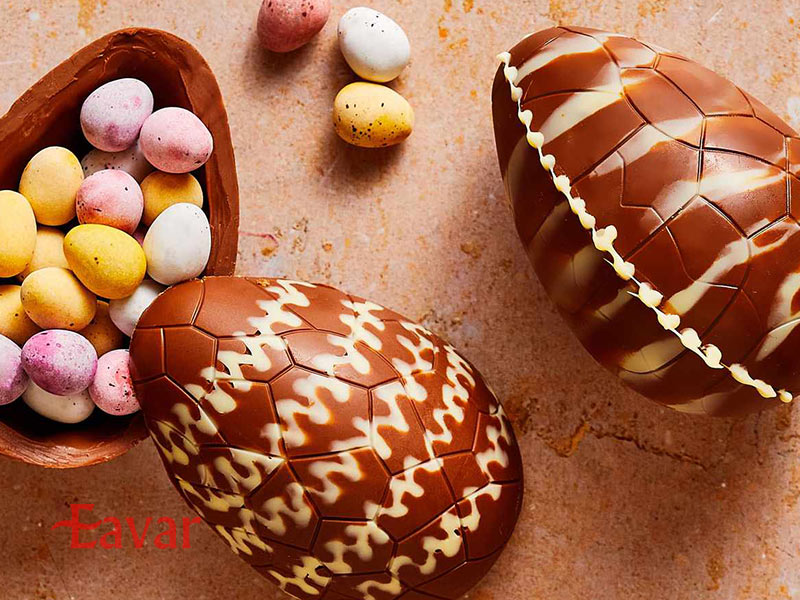 شکلات های خرگوشی و تخم مرغی از خوراکی های نمادین عید پاک