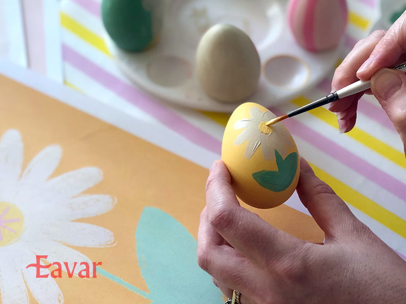 رنگ آمیزی تخم مرغ از آداب عید پاک