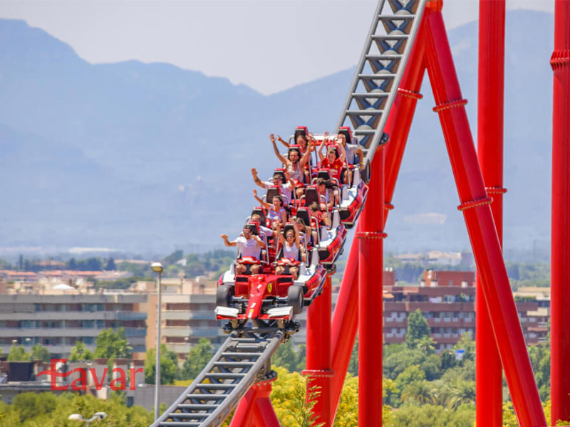 فرمولا روسا ترن هوایی فراری دبی