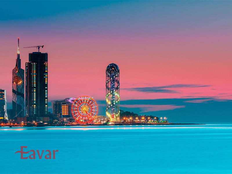 برج الفبا باتومی از مکان های دیدنی گرجستان