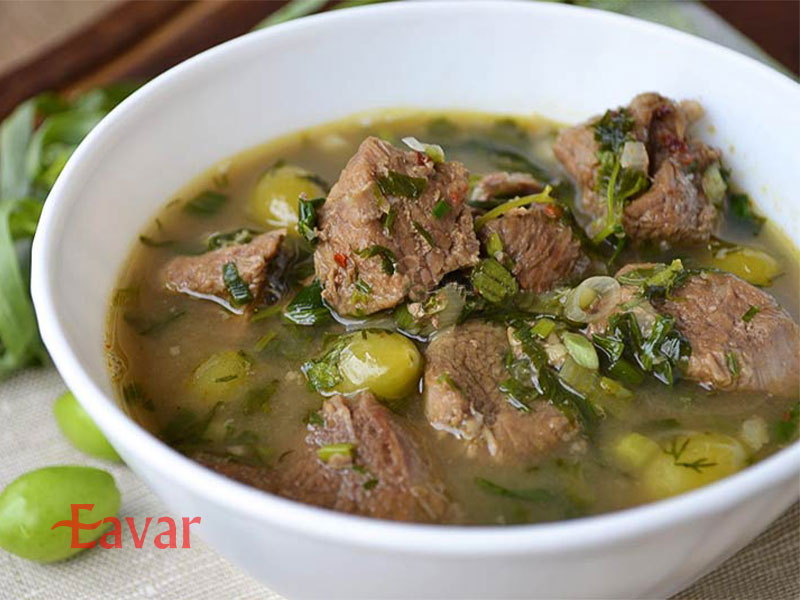 چاکاپولی از غذاهای مشهور گرجستان