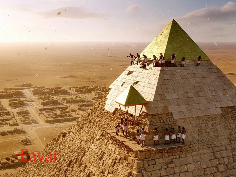 ساخت هرم بزرگ جیزه از عجایب هفتگانه قدیم