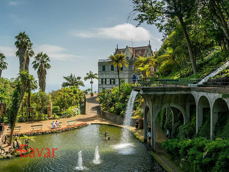 باغ گرمسیری مونته پالاس از جاذبه های پرتغال