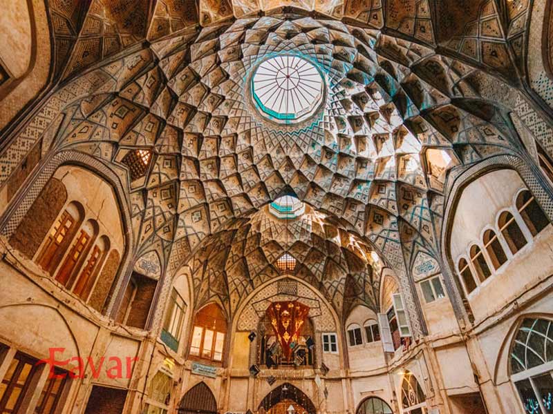 بازار کاشان از پنج شهر پیشگام در معماری خلاق