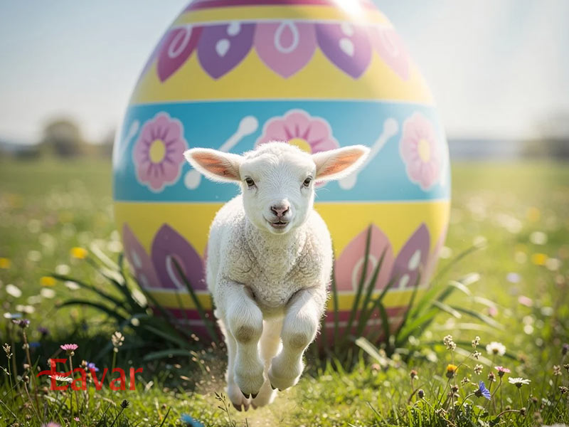 بره از نمادهای عیسی در عید پاک