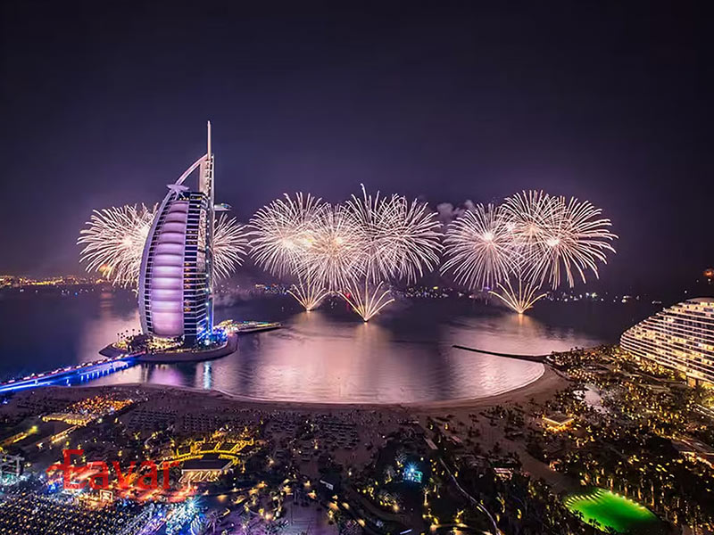 جشن سال نو میلادی دبی