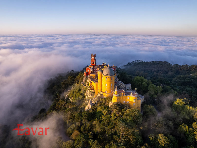 کاخ پنا از دیدنی های پرتغال