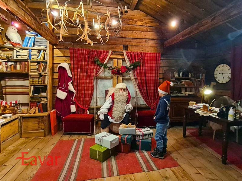 دهکده بابانوئل از جاذبه های گردشگری فنلاند